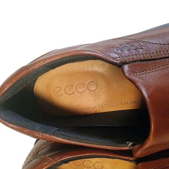 ECCO Men\'s Helsinki 2.0 Apron Toe Slip, cognac brown leather size 43 main image 2
